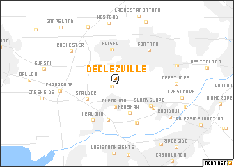 map of Declezville