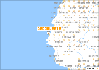 map of Découverte