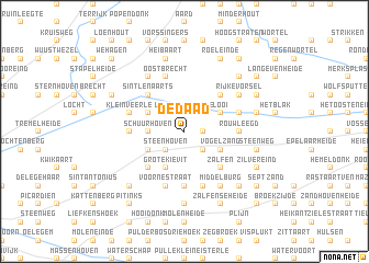 map of De Daad