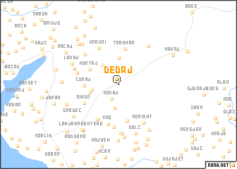 map of Dedaj
