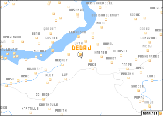 map of Dedaj