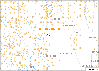 map of Dedarwāla