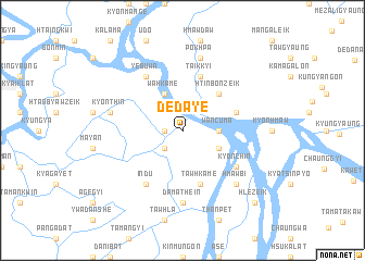 map of Dedaye