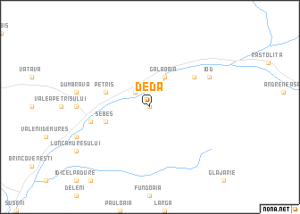 map of Deda