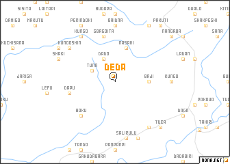 map of Deda