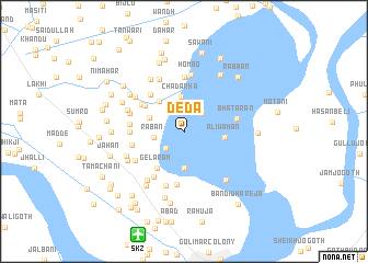 map of Deda