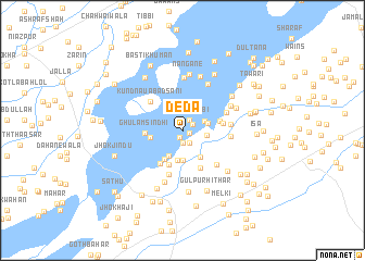 map of Deda