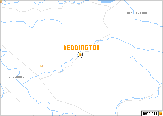 map of Deddington