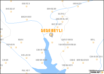 map of Dedebeyli