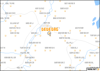 map of Dededağ