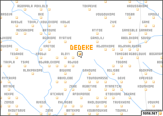 map of Dédéké