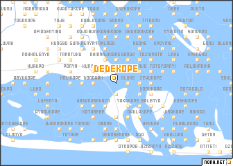 map of Dedekope