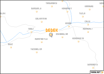 map of Dedek