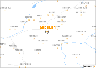 map of Dedeler