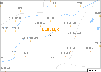 map of Dedeler