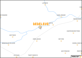 map of Dedelëvo
