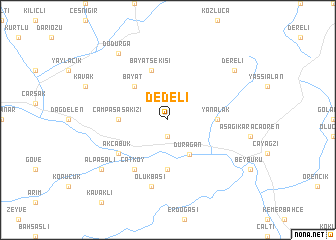 map of Dedeli