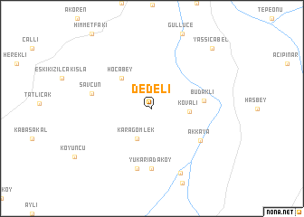 map of Dedeli