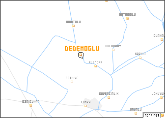 map of Dedemoğlu