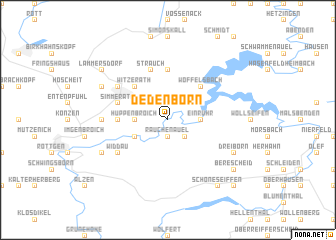 map of Dedenborn