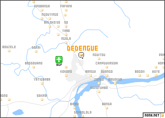 map of Dédengué