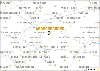 map of De Dennenhoek