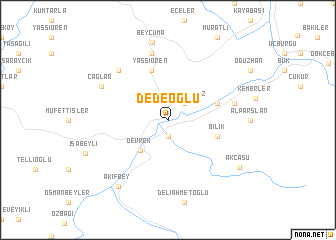 map of Dedeoğlu