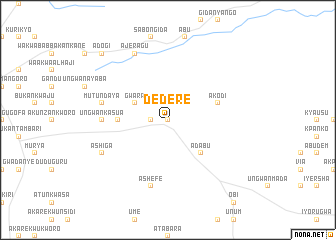 map of Dedere