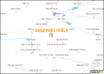 map of Dederkaly Male