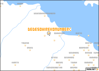 map of Dedeso Wireko Number 2