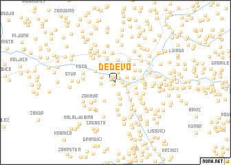 map of Ðeđevo