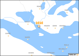 map of Dede