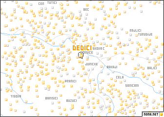 map of Dedići