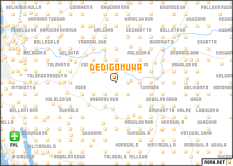 map of Dedigomuwa