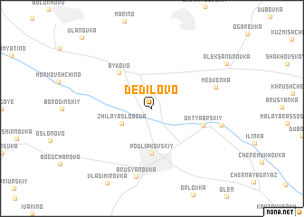 map of Dedilovo