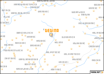 map of Dedina