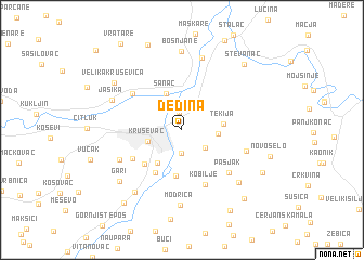 map of Dedina