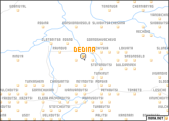 map of Dedina
