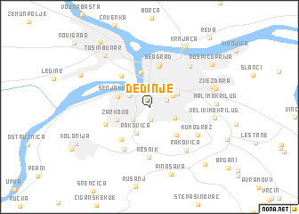 map of Dedinje