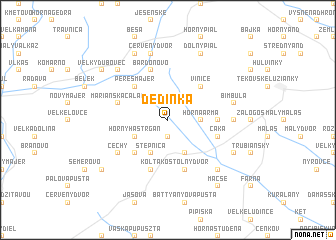 map of Dedinka