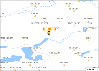 map of Dedino