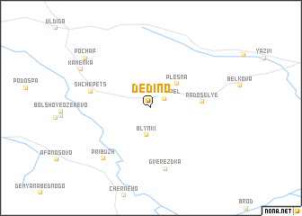 map of Dedino