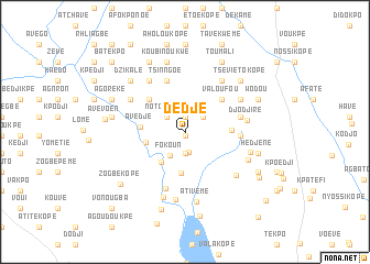 map of Dèdjé