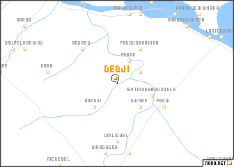 map of Dedji
