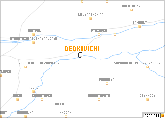 map of Dedkovichi