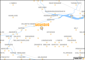 map of Dedkovo