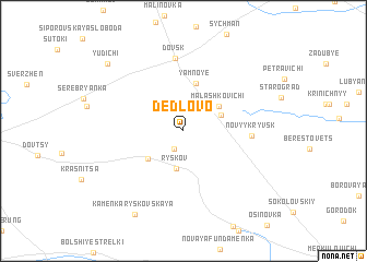 map of Dedlovo