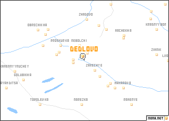 map of Dedlovo