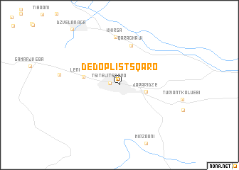 map of Dedopʼlistsqaro