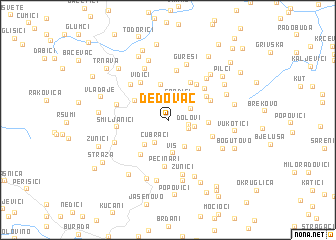 map of Ðedovac